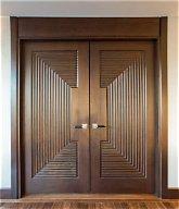 Dangote Solid Wood Sliding Door 2-panel design, (WxH)100 (T)50